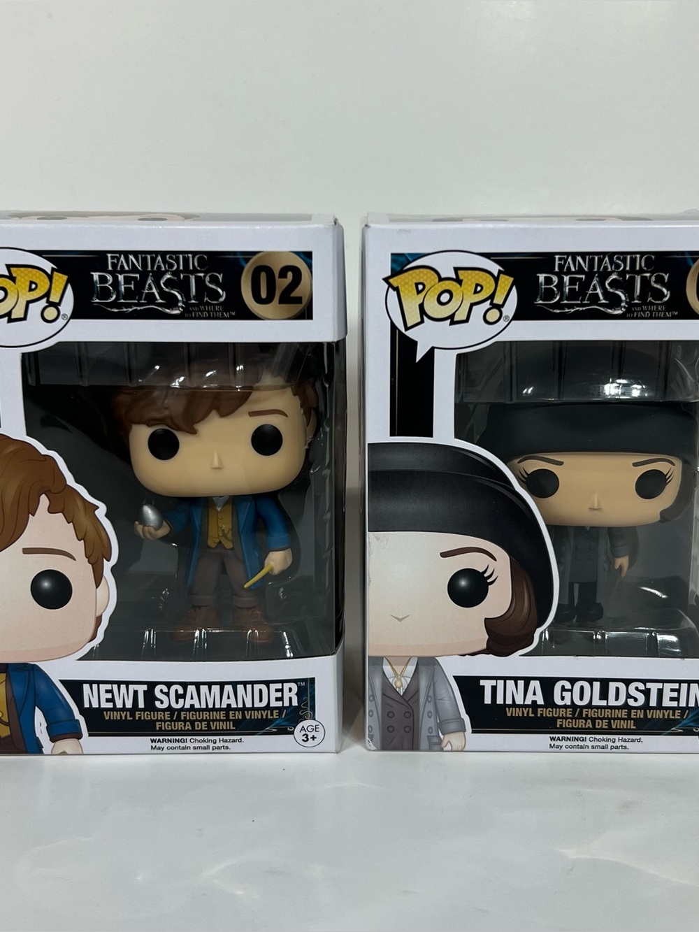 Newt Scamander 02 Tina Goldstein 04 Fantastic Beasts FUNKO Lot of 2 In Boxes 🪄